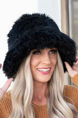 CC Faux Fur Bucket Hat