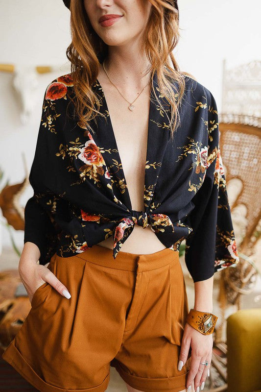 Lush Rose Kimono king-general-store-5710.myshopify.com