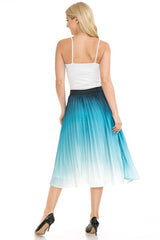 High Waist Pleated A-Line Swing