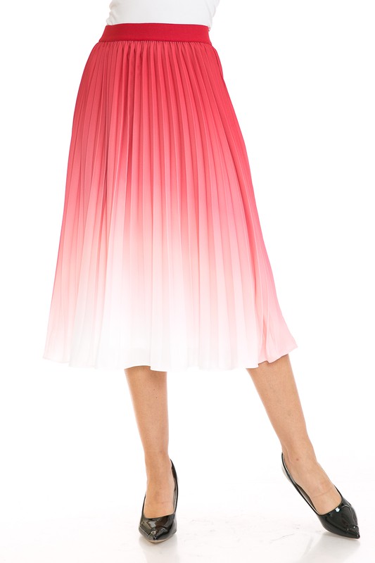 High Waist Pleated A-Line Swing