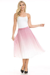 High Waist Pleated A-Line Swing