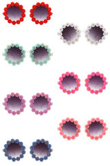 Round Daisy Flower Shape Circle Floral Sunglasses king-general-store-5710.myshopify.com