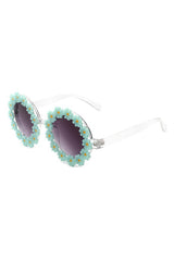 Round Daisy Flower Shape Circle Floral Sunglasses king-general-store-5710.myshopify.com