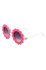 Round Daisy Flower Shape Circle Floral Sunglasses king-general-store-5710.myshopify.com