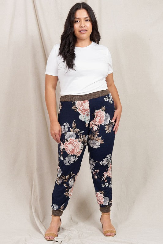 Rose Print Jogger king-general-store-5710.myshopify.com