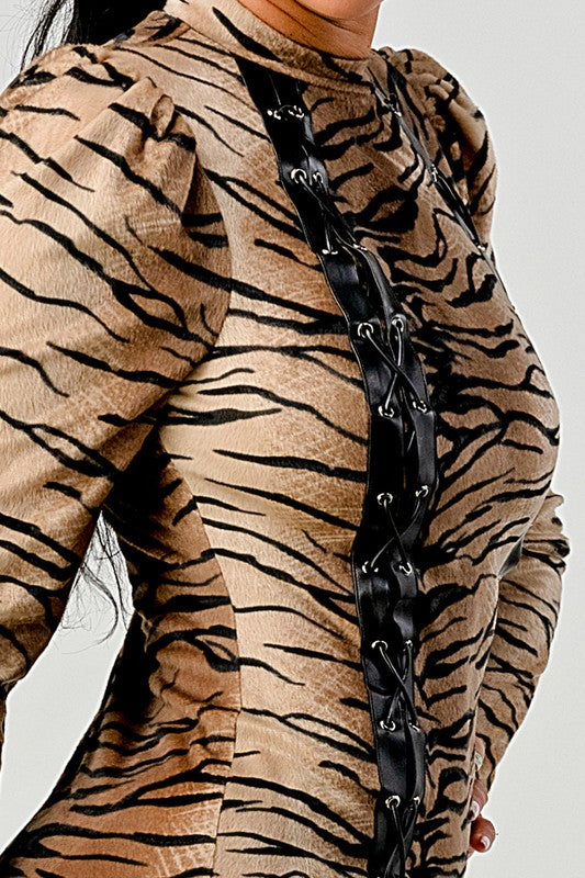 Athina Transition Animal Print Mini Dress king-general-store-5710.myshopify.com