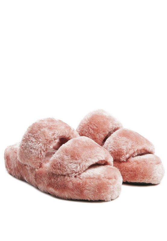 SMOOTHIE FUR SLIP-ON FLATS king-general-store-5710.myshopify.com