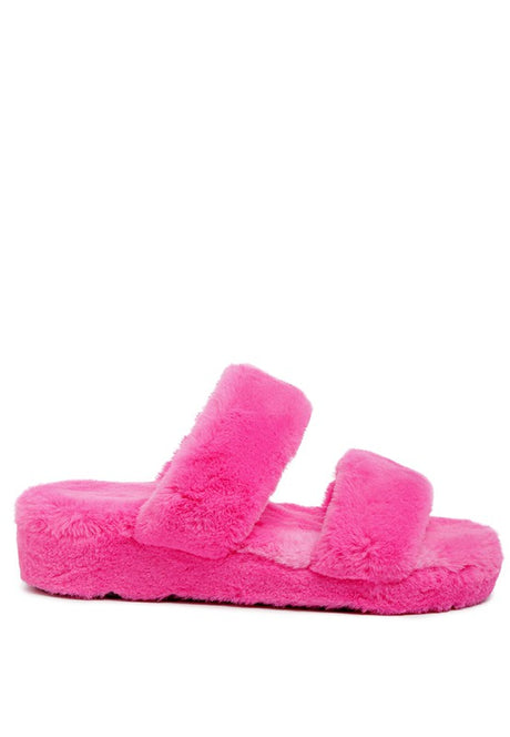 SMOOTHIE FUR SLIP-ON FLATS king-general-store-5710.myshopify.com