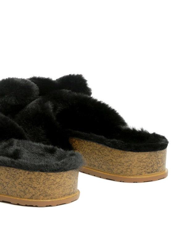 FUZZ BOW FUR FLATS king-general-store-5710.myshopify.com