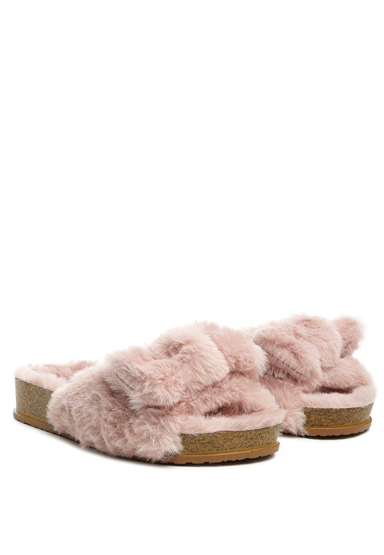 FUZZ BOW FUR FLATS king-general-store-5710.myshopify.com