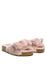 FUZZ BOW FUR FLATS king-general-store-5710.myshopify.com