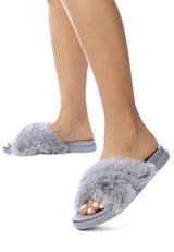 HOMEY FUR SLIP-ON FLATS king-general-store-5710.myshopify.com