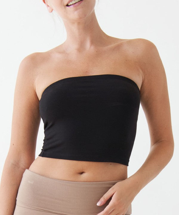 BAMBOO Double Layer Tube Top king-general-store-5710.myshopify.com