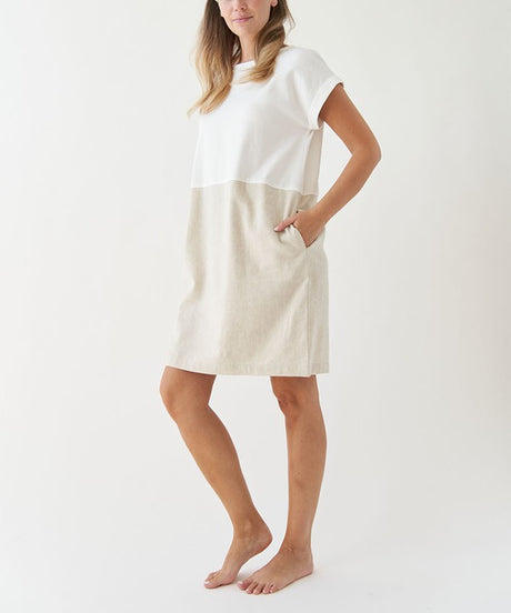 BAMBOO Cotton Linen Mini Dress king-general-store-5710.myshopify.com