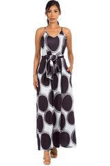 Black White Summer Maxi Dress king-general-store-5710.myshopify.com