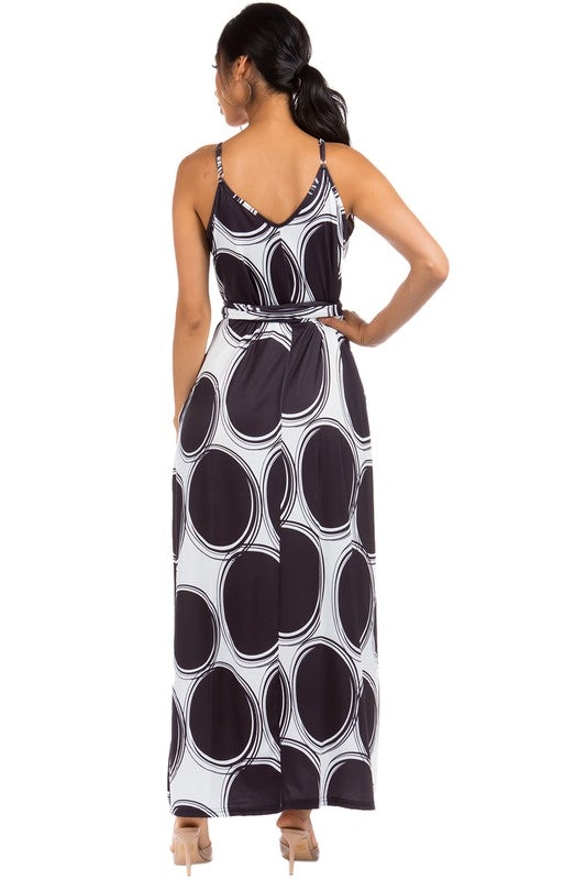 Black White Summer Maxi Dress king-general-store-5710.myshopify.com