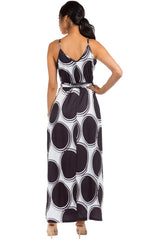 Black White Summer Maxi Dress king-general-store-5710.myshopify.com