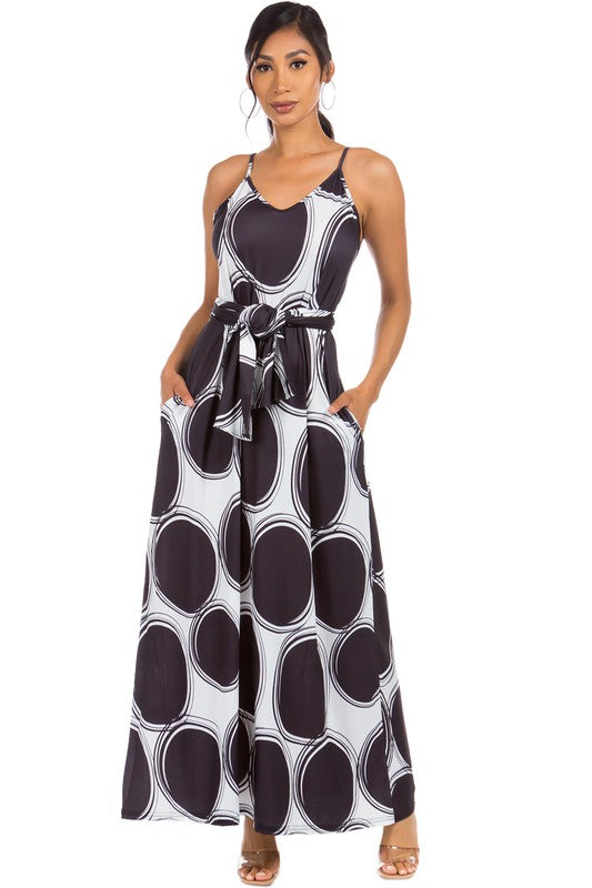 Black White Summer Maxi Dress king-general-store-5710.myshopify.com