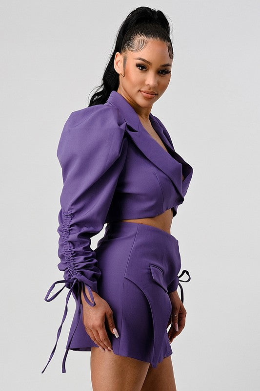 Stunning Crop Blazer and Mini Skirt Set king-general-store-5710.myshopify.com