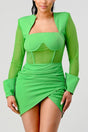 Lady Gaga Fashion Shoulder Pad Mini Dress king-general-store-5710.myshopify.com