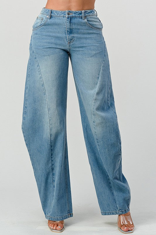 Athina Wide Leg Denim Jeans king-general-store-5710.myshopify.com