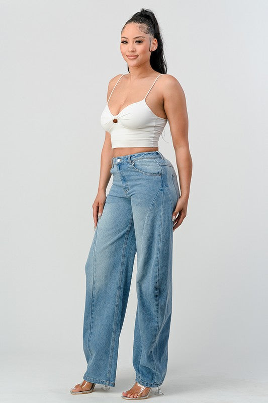 Athina Wide Leg Denim Jeans king-general-store-5710.myshopify.com