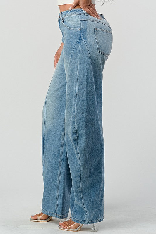 Athina Wide Leg Denim Jeans king-general-store-5710.myshopify.com