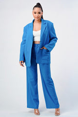 ATHINA Casual Loose Fit Blazer and Pants king-general-store-5710.myshopify.com