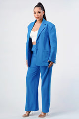 ATHINA Casual Loose Fit Blazer and Pants king-general-store-5710.myshopify.com