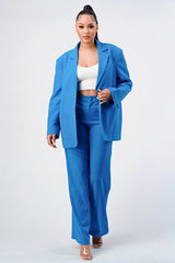 ATHINA Casual Loose Fit Blazer and Pants king-general-store-5710.myshopify.com