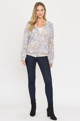 Floral Button Drop Shoulder Cardigan king-general-store-5710.myshopify.com