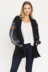 Bishop Sleeve Open Cardigan With Pockets king-general-store-5710.myshopify.com