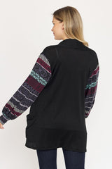 Bishop Sleeve Open Cardigan With Pockets king-general-store-5710.myshopify.com