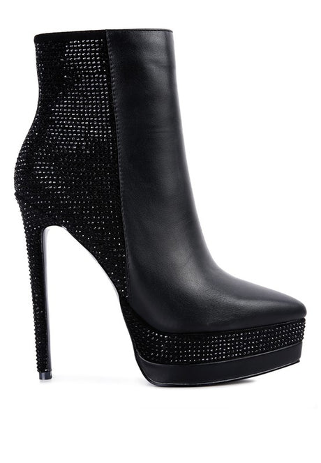 ENCANTO Diamante Set High Heeled Ankle Boot king-general-store-5710.myshopify.com