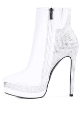 ENCANTO Diamante Set High Heeled Ankle Boot king-general-store-5710.myshopify.com