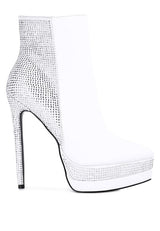 ENCANTO Diamante Set High Heeled Ankle Boot king-general-store-5710.myshopify.com