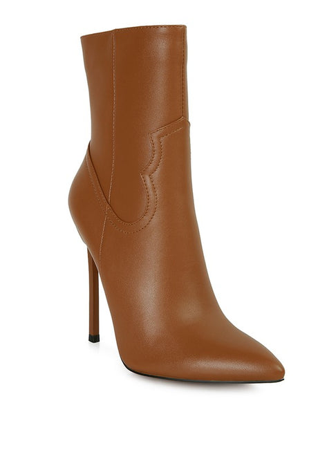 JENNER High Heel Cowgirl Ankle Boot king-general-store-5710.myshopify.com