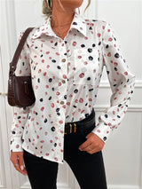 Long Sleeve Button Down Blouse