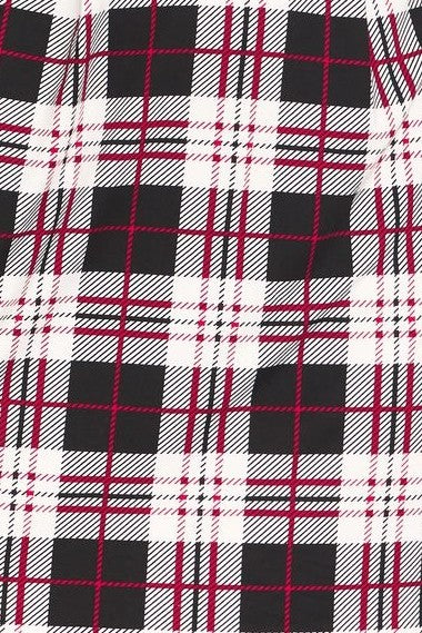 Plaid Contrast Elbow Patch Cardigan king-general-store-5710.myshopify.com