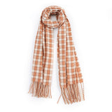 FRINGED PLAID LONG SCARF king-general-store-5710.myshopify.com