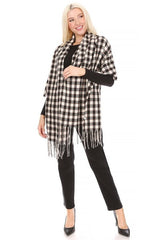 FRINGED PLAID LONG SCARF king-general-store-5710.myshopify.com