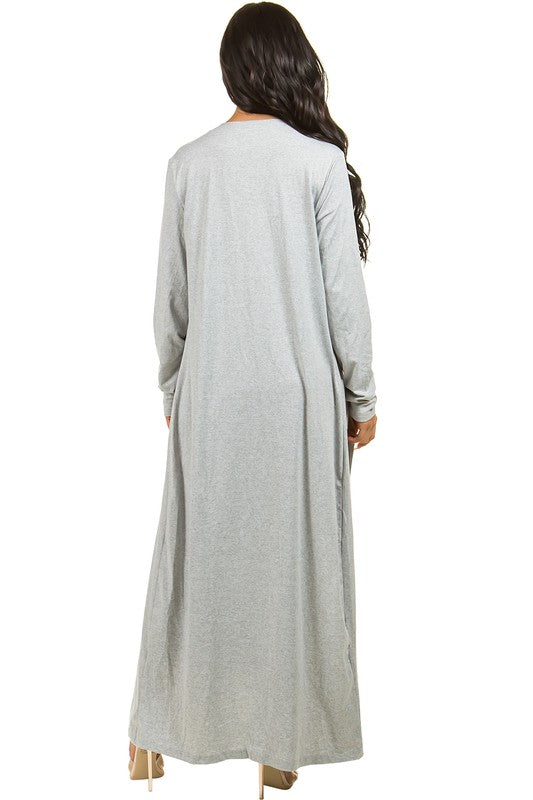 Grey Strapless Dress with Cover Up king-general-store-5710.myshopify.com