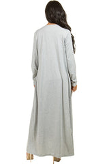 Grey Strapless Dress with Cover Up king-general-store-5710.myshopify.com