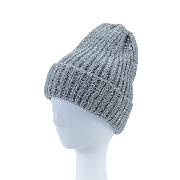 KNITTED SEQUIN BEANIE king-general-store-5710.myshopify.com