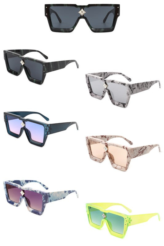 Square Oversize Retro Modern Fashion Sunglasses king-general-store-5710.myshopify.com