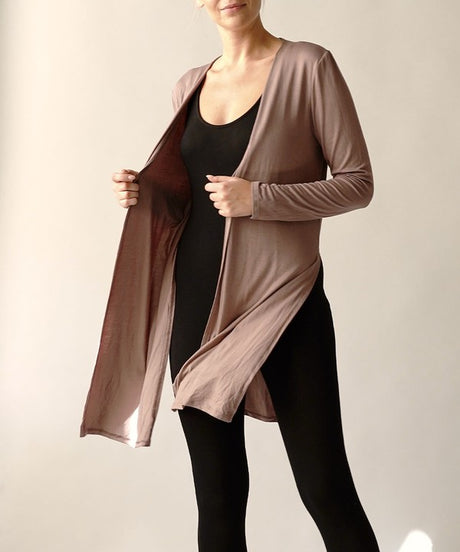 Bamboo Solid Long Cardigan king-general-store-5710.myshopify.com