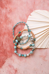 Turquoise Mixed Bead Stackable Bracelet king-general-store-5710.myshopify.com