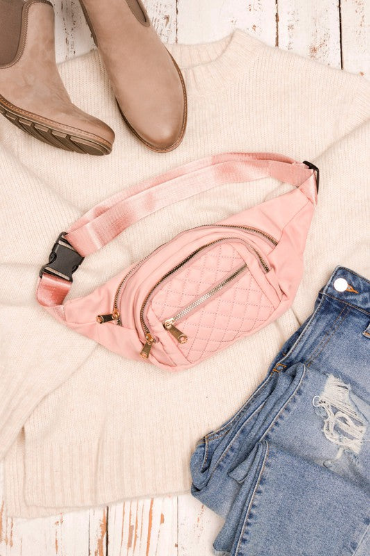 Quilted Belt Sling Bum Bag king-general-store-5710.myshopify.com