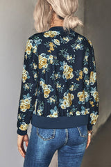 Floral Print Casual Jacket king-general-store-5710.myshopify.com