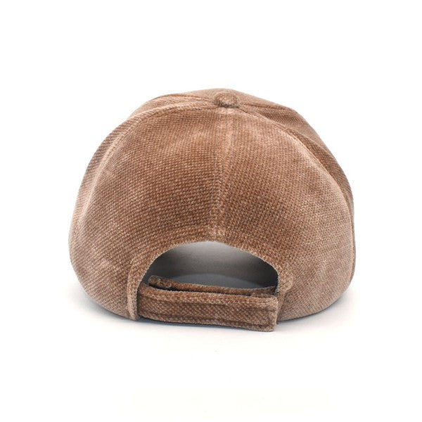 Velour Ball Cap king-general-store-5710.myshopify.com